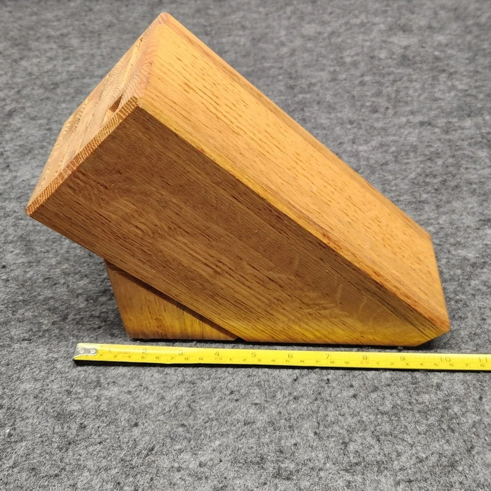 Wusthof Trident Wooden Countertop Knife Block Holder 9 Slot Piece
